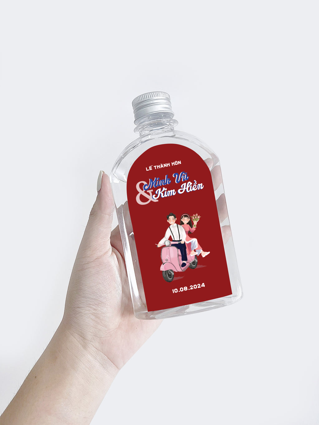 Decal Dán Chai Nước