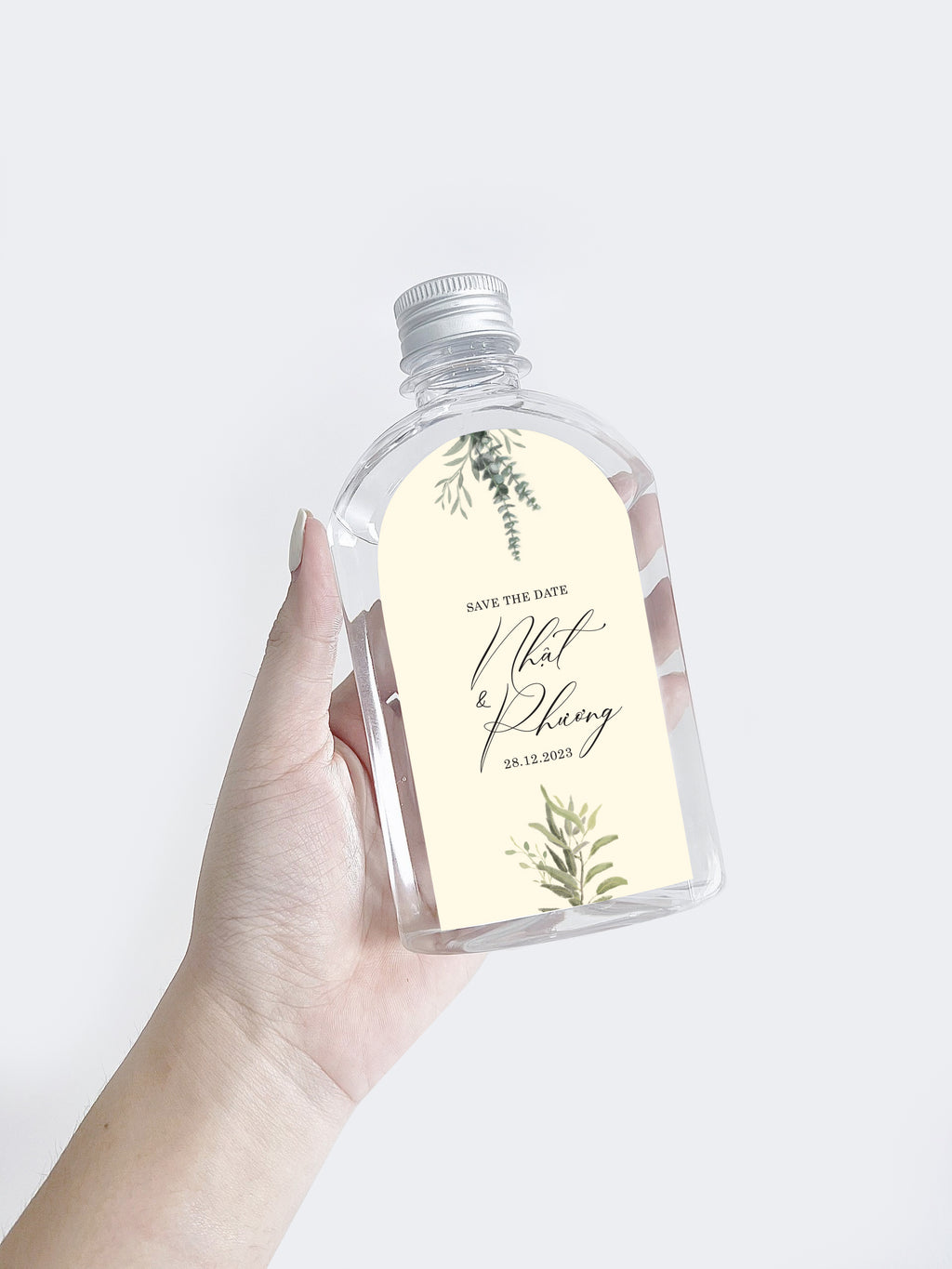 Decal Dán Chai Nước