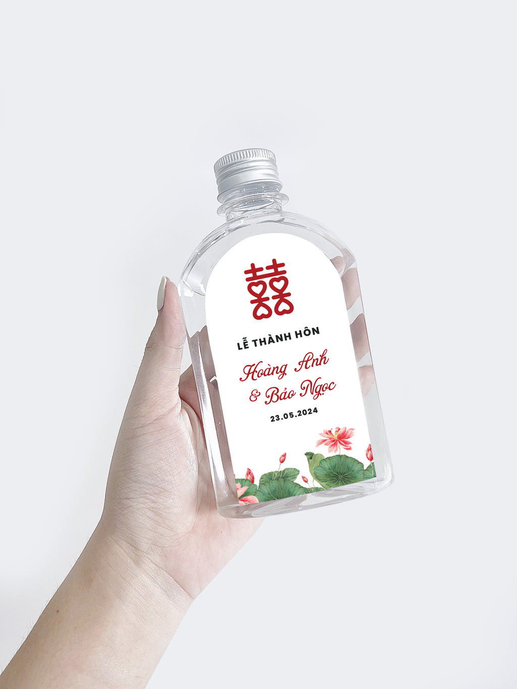 Decal Dán Chai Nước