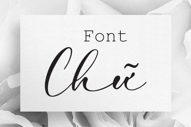 BẢNG FONT CHỮ