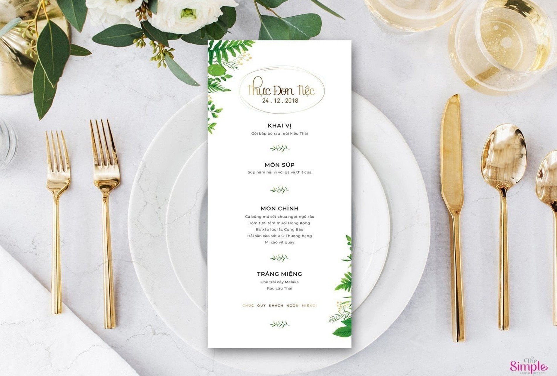 Gợi ý 3 kiểu dáng thiết kế menu tiệc cưới giúp bạn ghi điểm với khách mời