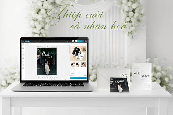 Thiệp cưới cá nhân hoá - Xu hướng tự thiết kế tấm thiệp cưới cho chính mình