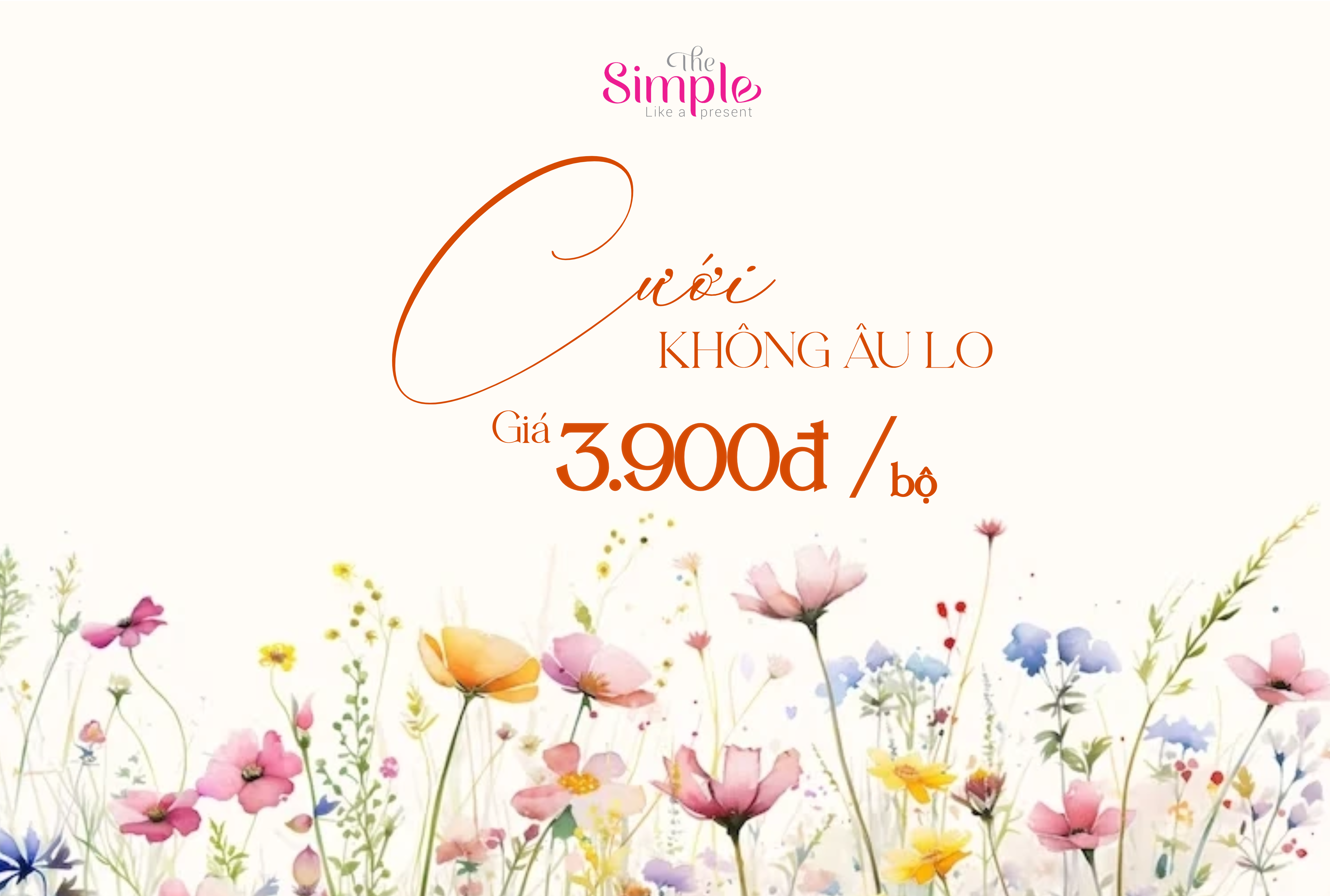 Thiệp cưới đồng giá 3.900đ/ bộ - Chương trình sale lớn nhất trong năm 2025