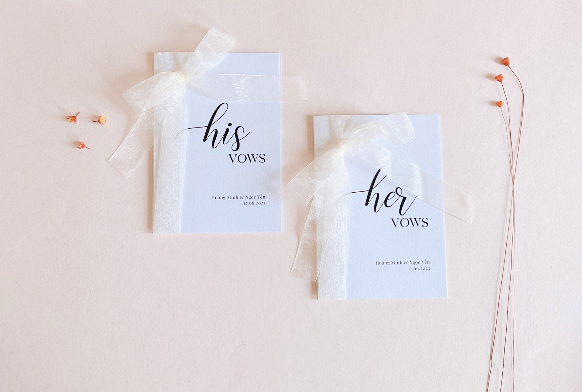 Wedding Vows – His vows/Her vows là gì? Cách bước để viết Wedding Vows