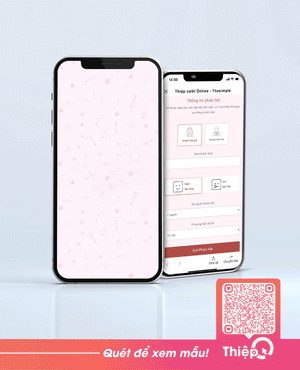 Thiệp cưới Online - Blooming Season- Mini Wedding Website with RSVP, Digital Wedding Invitation