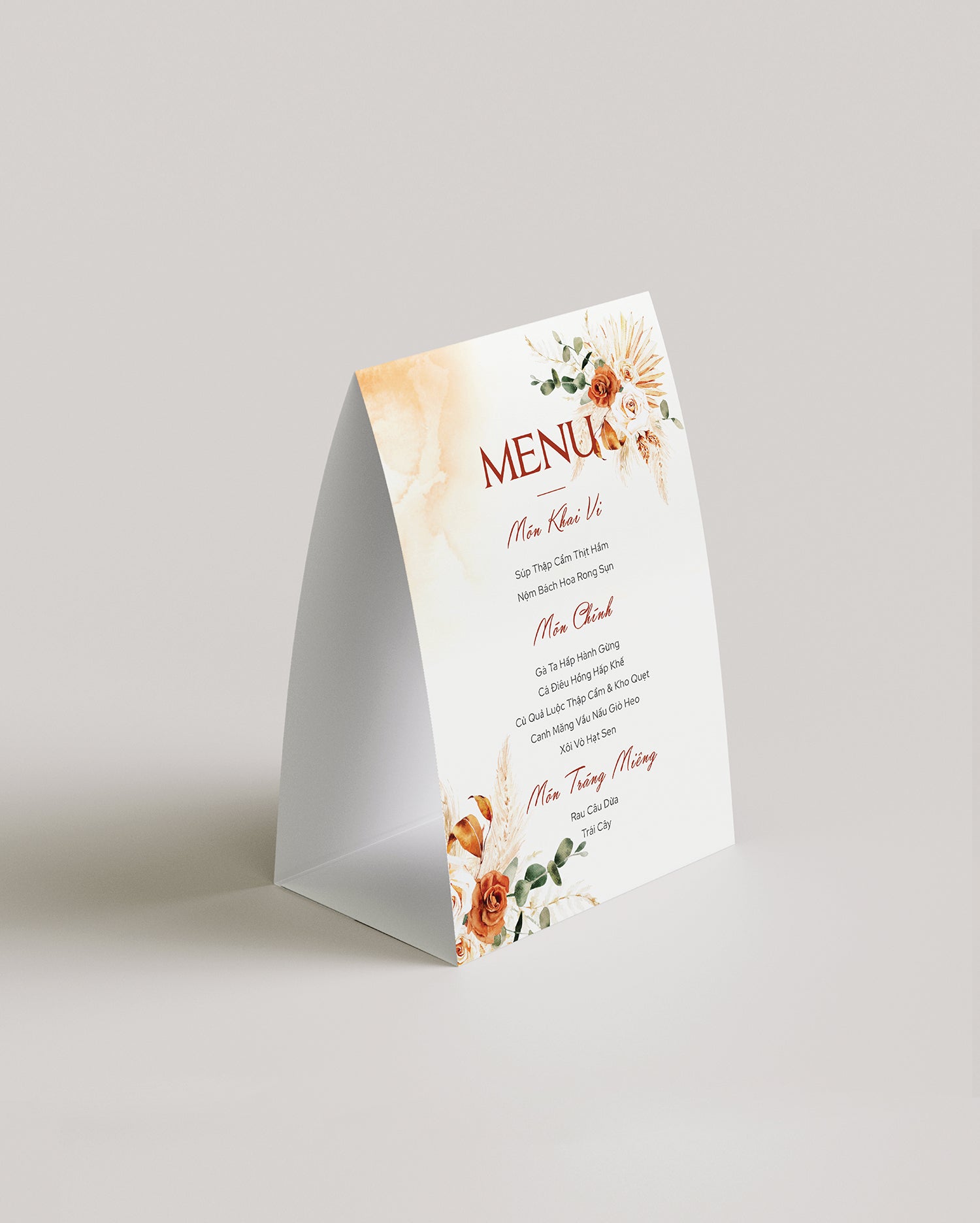 Menu Tiệc Cưới